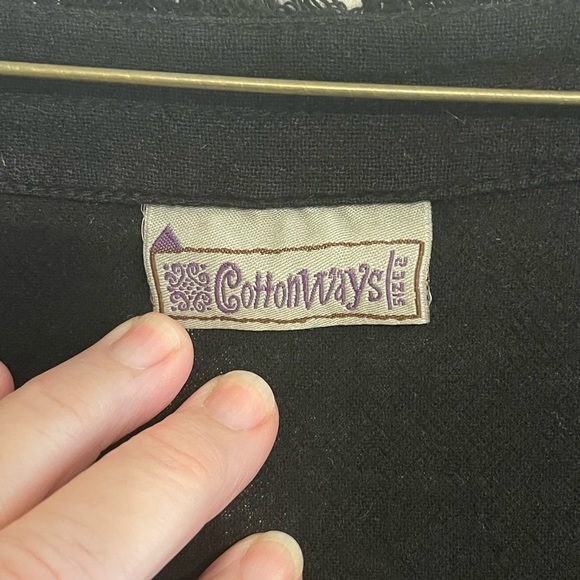 Cottonway Asymmetric Tunic Top Size 2 - Picture 4 of 6